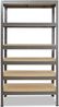 shelfplaza PRO 200x60x40 cm Schwerlastregal in grau mit 6 Böden und 166 kg Traglast pro Boden Bild 5