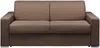 Schlafsofa 3-Sitzer Stoff CALITO - Braun - Liegefläche: 140 cm - Matratzenhöhe: 14 cm Bild 1