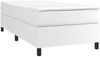 vidaXL Boxspringbett mit Matratze Weiß 80x200 cm Kunstleder, Härtegrad: H2 [3144573] Bild 3