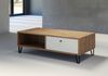 Places of Style Couchtisch Tarragona, Sofatisch mit 2 Ablagen und 2 Schubladen mit Metallfüßen Bild 5