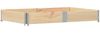 vidaXL Paletten-Aufsatzrahmen 150x100 cm Massivholz Kiefer 4010301 Bild 2