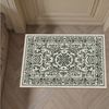 PURECOZY Teppich Kurzflor, Elegantes Blumenmuster, Rutschfest & Waschbar, Rechteckig, Höhe: 6.1 mm, geeignet für verschiedene Innenräume, 60x90 cm Bild 2