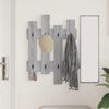 vidaXL Wandmontierter nachttisch Graues Sonoma 60 x 3 x 82 cm 874480 Bild 4