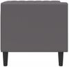 vidaXL Chesterfield-Sessel Grau Kunstleder 372655 Bild 5