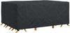 vidaXL Möbelbezug Uni Schwarz 280 x 204 x 106 cm 210D 4105840 Bild 3