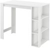 Bartisch Danderyd 120x60x106 cm mit 3 Ablagefächern Weiß [en. casa] Bild 2