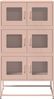 vidaXL Highboard Rosa 68x39x123 cm Stahl 853351 Bild 5