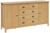 vidaXL Sideboard HILL Honigbraun 154 x 40 x 80 cm Massives Kiefernholz 42025035 Bild 2