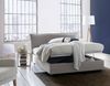 Dmora Amilcare-Doppelbett, Bettkasten mit abnehmbarem Bezug, gepolstertem Kopfteil und Bettkastenrahmen, 100 % Made in Italy, inklusive Matratze 160 x 190 cm, Grau Bild 4