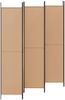 vidaXL 6-teiliger Raumtrenner Beige 300 x 220 cm Stoff 42039214 Bild 3
