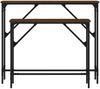 2 Stk. Konsolentische, Beistelltische Braun Eichen-Optik Holzwerkstoff Bild 4