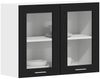 vidaXL Hängeschrank Lyon Schwarz Eichen-Optik 80 x 31 x 60 cm 863147 Bild 3
