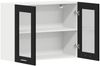 vidaXL Hängeschrank Lyon Schwarz Eichen-Optik 80 x 31 x 60 cm 863147 Bild 5
