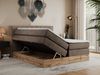 Boxspringbett BELLISSIMO KING, Doppelbett mit Multipocket-Matratze, Polsterbett mit Kopfstütze - 160 x 200 cm - Braun Velvet - H4 Bild 2