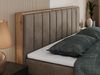 Boxspringbett BELLISSIMO KING, Doppelbett mit Multipocket-Matratze, Polsterbett mit Kopfstütze - 160 x 200 cm - Braun Velvet - H4 Bild 3