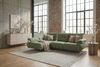 KAWOLA Ecksofa ANISSA Stoff grün manuelle Rückenverstellung Longchair links 84 x 185 x 297 cm Bild 5