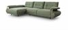 KAWOLA Ecksofa ANISSA Stoff grün manuelle Rückenverstellung Longchair links 84 x 185 x 297 cm Bild 3