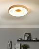 LED Deckenlampe BRAGOTO mit Dimmer Metall Heller Holzfarbton Bild 3