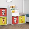 Kinderregal Luigi Weiß 30.9 x 79 cm Mini, mit 2 Faltboxen opt. 2 Vicco Bild 5