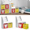 Kinderregal Luigi Weiß 30.9 x 79 cm Mini, mit 2 Faltboxen opt. 2 Vicco Bild 2