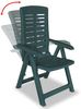vidaXL Verstellbare Gartenstühle 2 Stk. Kunststoff Grün 43896 Bild 2