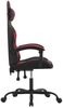 vidaXL Gaming-Stuhl Drehbar Schwarz und Weinrot Kunstleder [349550] Bild 4