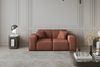 Sofaset Designersofa CELES 3-2-1 in Stoff Opera Velvet Kupferbraun Bild 4