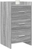 vidaXL Nachttische Grau Sonoma 40 x 36 x 70 cm Holzwerkstoff 8011032 Bild 2