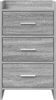 vidaXL Nachttische Grau Sonoma 40 x 36 x 70 cm Holzwerkstoff 8011032 Bild 4