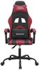 vidaXL Gaming-Stuhl Schwarz und Weinrot Kunstleder [3143897] Bild 3