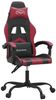 vidaXL Gaming-Stuhl Schwarz und Weinrot Kunstleder [3143897] Bild 2