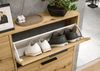 Schuhkipper >See< in Eiche Artisan, Melaminbeschichtet - 59x136x17cm (BxHxT) Bild 5