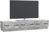 vidaXL TV-Schränk Betongrau 147 x 34,5 x 27 cm Holzwerkstoff 895398 Bild 2
