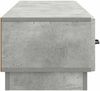 vidaXL TV-Schränk Betongrau 147 x 34,5 x 27 cm Holzwerkstoff 895398 Bild 5