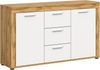 INOSIGN Sideboard Aosta, Breite 125 cm, in verschiedenen Farbausführungen, mit 2 Türen und 3 Schubkästen, Wohnzimmer, Kommode, Schrank Bild 2