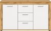 INOSIGN Sideboard Aosta, Breite 125 cm, in verschiedenen Farbausführungen, mit 2 Türen und 3 Schubkästen, Wohnzimmer, Kommode, Schrank Bild 4