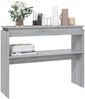vidaXL Konsolentisch Grau Sonoma 102x30x80 cm Holzwerkstoff 815220 Bild 5