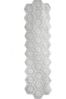 Almina Exclusive Tischwäsche Tischläufer ca. 40x140 cm mit Blumen bestickt Weiß Bild 3