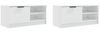 vidaXL TV-Schränke 2 Stk. Hochglanz-Weiß 80x35x36,5 cm Holzwerkstoff 811479 Bild 4