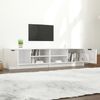 vidaXL TV-Schränke 2 Stk. Hochglanz-Weiß 80x35x36,5 cm Holzwerkstoff 811479 Bild 3