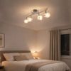 LED Deckenleuchte, 4 flammig, Spots beweglich, L 63cm Bild 2