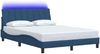 vidaXL Bettgestell ohne Matratze "Hanko" Blau 140x190 cm Stoff 3310460 Bild 3