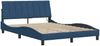 vidaXL Bettgestell ohne Matratze "Hanko" Blau 140x190 cm Stoff 3310460 Bild 5