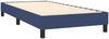 vidaXL Boxspringbett mit Matratze Blau 100x200 cm Stoff 3140279 Bild 4