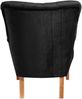 Sessel Kaiya Bezug Samtvelours Buche natur / schwarz 21231 Bild 4