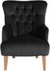 Sessel Kaiya Bezug Samtvelours Buche natur / schwarz 21231 Bild 2