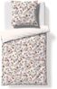Fleuresse Mako-Satin Bettwäsche 135x200 Paisley Blüten Wende beige 114486-7 Bild 3