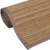 vidaXL Teppich Bambus 100 x 160 cm Braun 245822 Bild 4