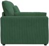 vidaXL Modulares Sofa Endmodul mit Armlehne Kissen Dunkelgrün 100cm 4104412 Bild 4
