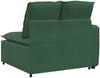 vidaXL Modulares Sofa Endmodul mit Armlehne Kissen Dunkelgrün 100cm 4104412 Bild 5